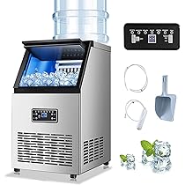 Amazon.co.jp: 110V業務用自動製氷機 、ステンレス鋼自立型製氷
