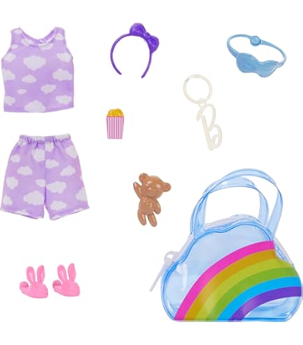 Amazon.co.jp: バービー パック 人形服13点 アクセサリー8点 靴8