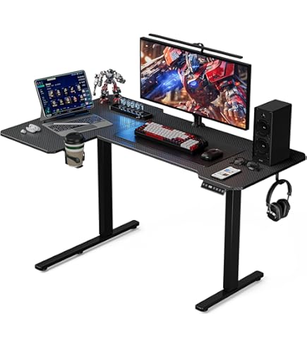 Amazon | Acrolix電動 l字昇降式デスク 昇降式テーブル