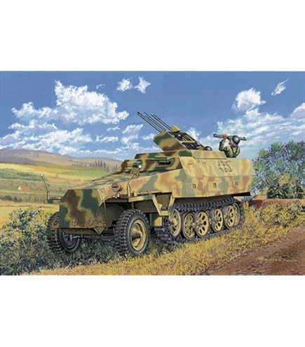 Amazon | WTM5 1/144 Sd.Kfz.251Dハーフトラック 3色迷彩グリーン