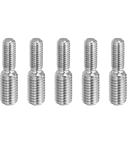Amazon | PATIKIL 異径ボルト M8→M10 オス×オス 全長40mm 5個セット