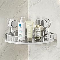 Amazon｜Toski 浴室ラック 強力吸盤 壁掛け バスルーム コーナー