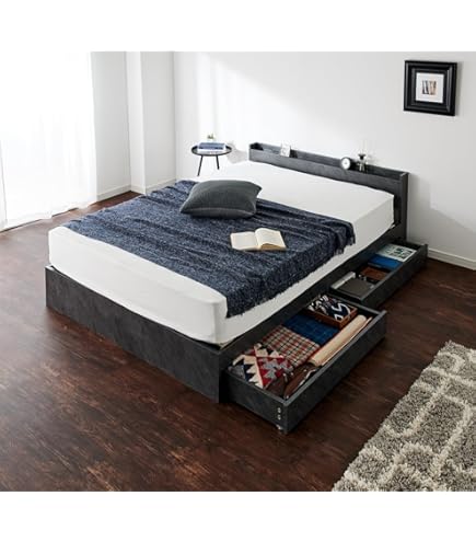 ベッドフレーム Tansu no Gen Single Bed, Storage Amazon.co.jp: Tansu no Gen 73400030 (85182) Single Bed, Head Shelf