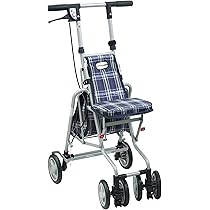 美品【サニーウォーカーSP(中)】シルバーカー　ダマスクピンク　島製作所 サニーウォーカーSP -中- ダマスクピンク ｜ シルバーカー・歩行