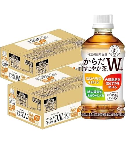 Amazon.co.jp: 【2ケース】コカ・コーラ からだすこやか茶W+ 350ml×2