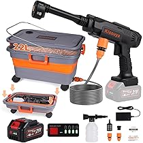 Amazon | 【Kisouya 新登場】高圧洗浄機 コードレス 充電式 9MPa強力