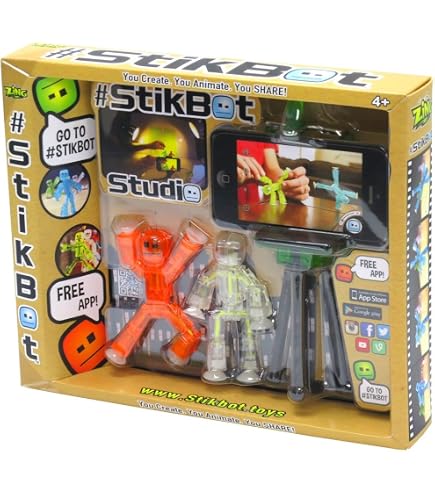 Megabot StikBot Zing - Confezione da 3 figure Italia