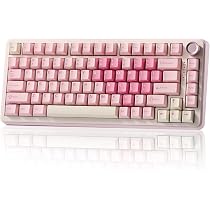 Amazon | YUNZII B75 PRO 75% ガスケットゲーミングキーボード 無線