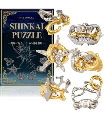 【新品】知恵の輪・steel puzzle 3セット 新品】知恵の輪・steel puzzle 3セット