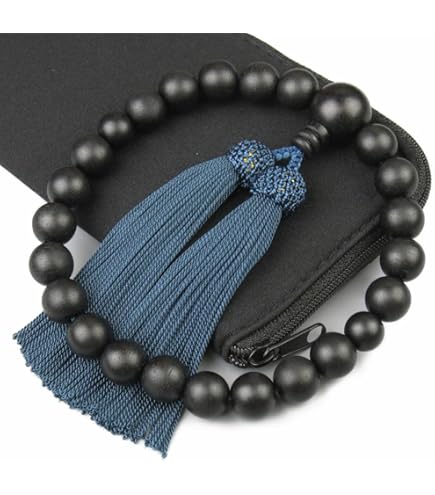 Amazon.co.jp: 沈香 (ベトナム産) 虎紋 伽羅 数珠 念珠 香木 14㎜ 20玉