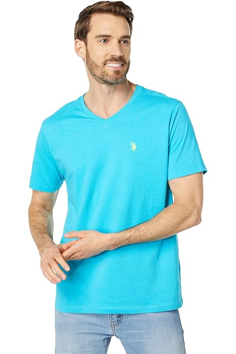 mens polo t shirt v neck