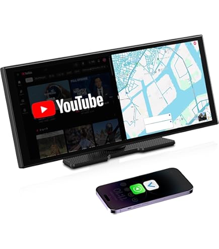 Amazon.co.jp: GETPAIRR ポータブルディスプレイオーディオ 11インチ大