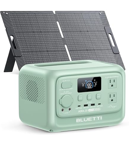 Amazon.co.jp: BLUETTI AORA 100 V2 ポータブル電源 と 100W ソーラー
