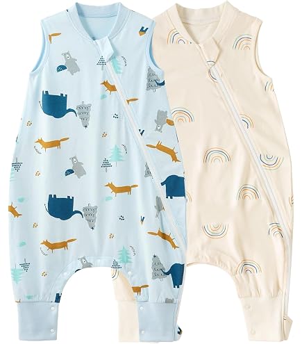 Ililmmoe Baby Sleep Sack With Feet - Muslin Cotton Sleeping Bag, Sleeveless, For Babies 31-38" (Size M) - View #8