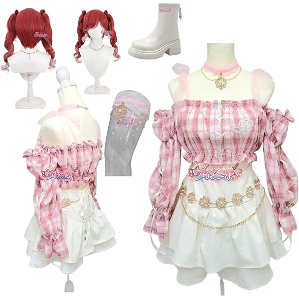 Amazon.co.jp: GGcosplay Vtuber 早乙女ベリー すぺしゃーれ新衣装