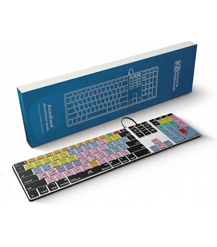 Amazon | Logickeyboard ALBA Macキーボード - Avid Pro Tools
