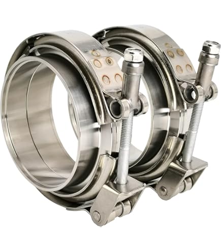 For 3 76MM EXHAUST FLANGE PLATE GASKET 3 BOLT STAINLESS STEEL
