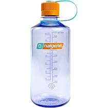 Nalgene Tritan 32 Ounce Wide Mouth Water Bottle - Set Of 2, BPA-Free, Dishwasher Safe, Leakproof
