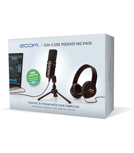Amazon.co.jp: Zoom ZUM-2 ポッドキャストマイク : 楽器・音響機器