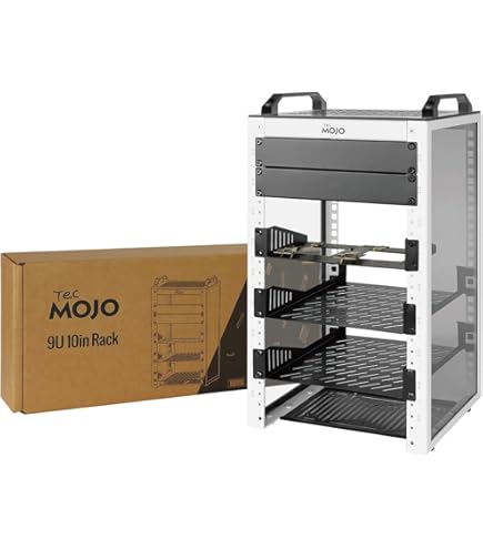 Amazon | Tecmojo 6U ネットワークラック 10インチ ミニサーバーラック