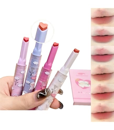 Amazon | 可愛い高発色とろけるリップメイク 肌色 メイク崩れなし