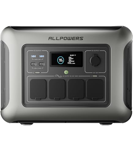 Amazon.co.jp: ALLPOWERS R2500 ポータブル電源 + B1000X2 専用容量