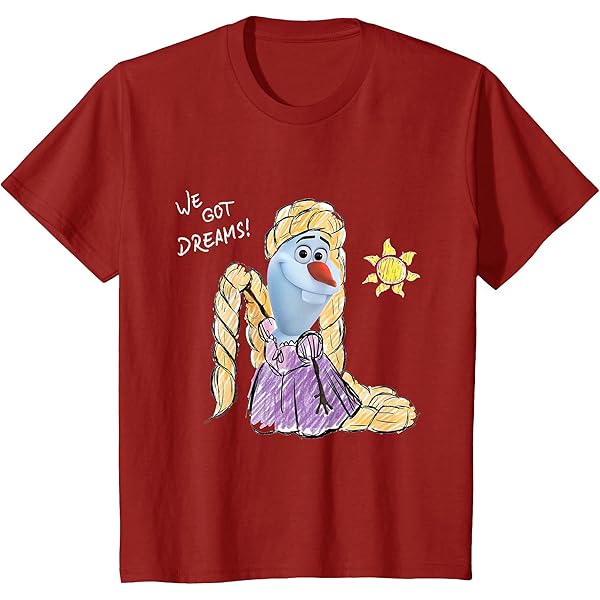 Amazon | ディズニープリンセス ラプンツェル パスカル ドレス Tシャツ