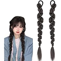編み込みエクステ 束毛　ヘアアクセサリー ヘアエクステ ヘアアクセサリー キッズダンス衣装 エクステ ゴム
