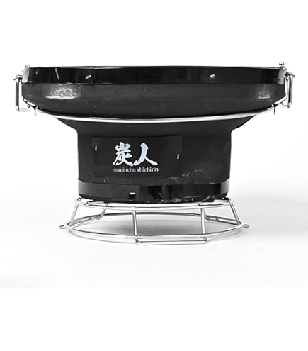 Amazon.co.jp: 太成工業 珪藻土 七輪 バーベキューコンロ「能登」丸型