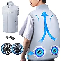 Amazon.co.jp: [LAZARA] 空調作業服 2025新設計 空調ベスト