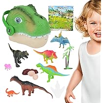 Amazon.co.jp: キッズ恐竜ヘッドおもちゃバッグキット,動物の