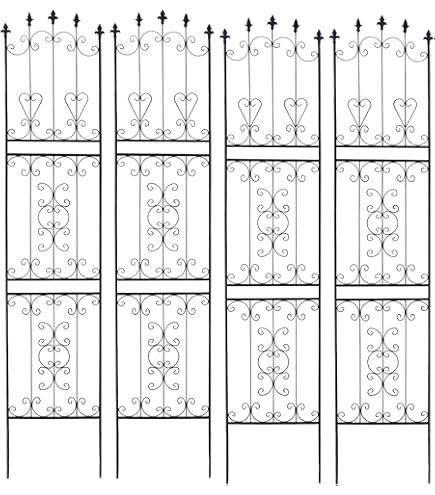 Amazon | タカショー G-story デザイントレリス 1800 ブラック 4枚組