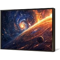 Amazon.co.jp: 絵画 惑星宇宙の驚異的な現象 アートパネル ポスター