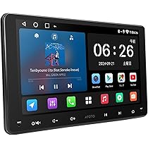 Amazon.co.jp: ATOTOLIFE A5L 9インチ Android 2DIN ディスプレイ