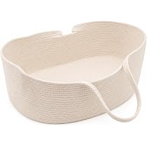 Amazon | 乳児用バスケット ベビーかご 綿100 ゆりかご メイズ