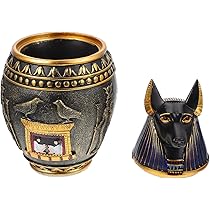 古代エジプト風陶器壺　おしゃれ 古代エジプト風陶器壺 おしゃれ - メルカリ
