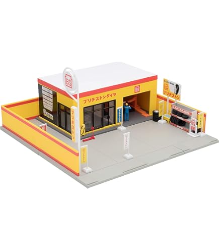 Amazon | トミカラマ ヴィンテージ 1/64 05a タイヤショップ (ヨコハマ  