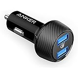 Anker PowerDrive Speed 2 (Quick Charge 3.0 & Power IQ対応 39W 2ポート カーチャージャー) 【Quick Charge 3.0】iPhone / iPad / Galaxy S9, Xperia XZ3,その他Android各種 対応