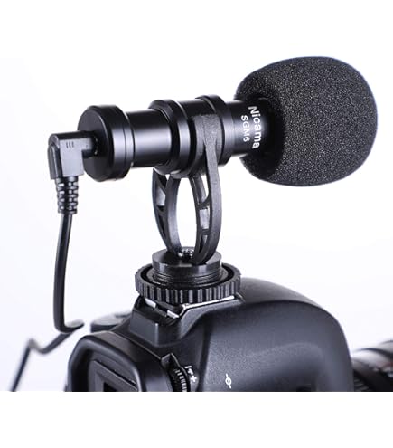 一眼レフカメラ・iPHONE用ショットガンマイク Amazon.co.jp: FOMITO V1マイク ショットガンマイク スマホ 3.5mm