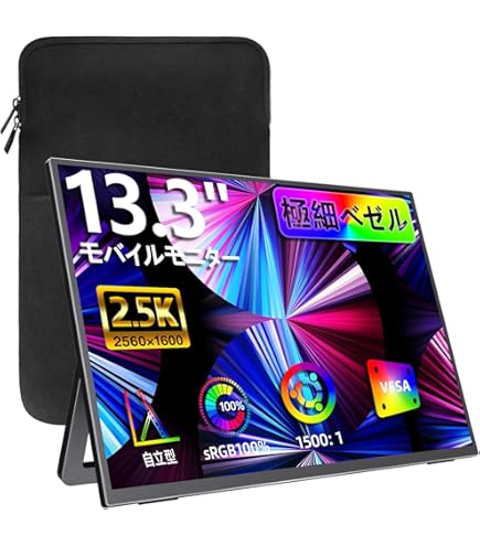 Amazon.co.jp: cocopar®2Kモバイルモニタ 13.3インチ2560*1440