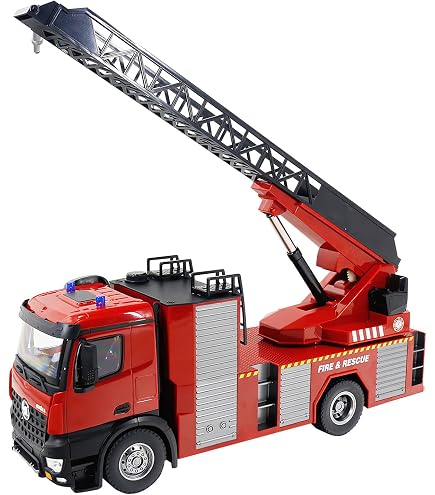 Amazon.co.jp: 童友社(DOYUSHA) 放水!はしご消防車 中央消防署 27MHz