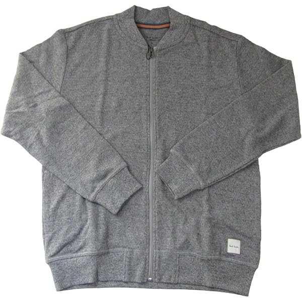 美品 メンズ ポールスミス シルクカーディガン グレー 光沢 メンズ ニットウェア ｜ポール・スミス