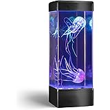 JINX Luminous Jellyfish Lava Lamp - Jelly Fish Lamp with 18 Colour LEDs, High-Performance Pump & 24/7 Quiet Operation - Aquar