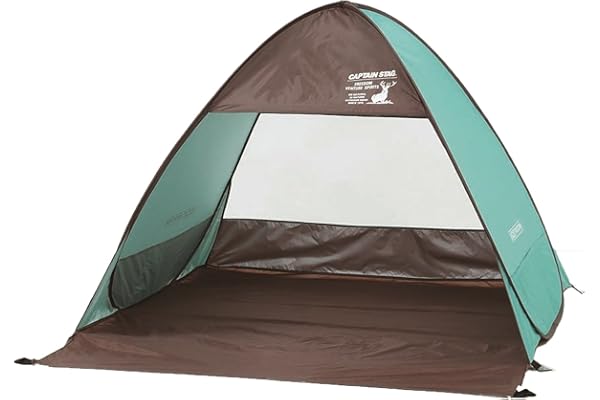 キャプテンスタッグ(CAPTAIN STAG) サンシェード ビーチテント テント CSシャルマン ポップアップテント DUO 2人用