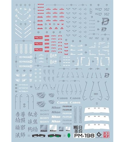 Amazon | 蛍光!! HG RG EG MG PG RE HiRM ロボット MS ディテール