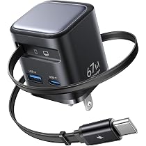 Amazon | 67W 充電器 type-c usb【業界最新巻き取り式・超軽量・三台