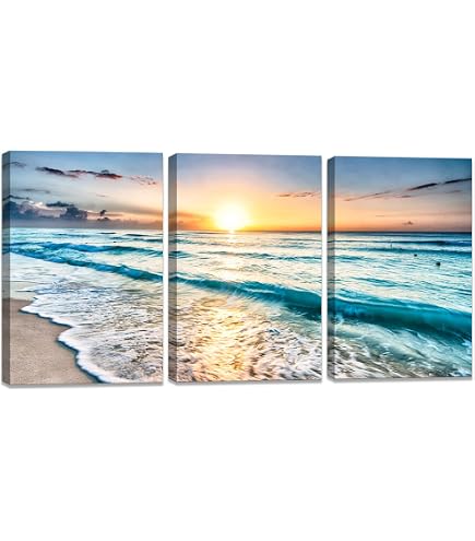 Amazon.co.jp: sunrise＊絵画 原画 風景画 海 空 朝日 夕日 ハワイ