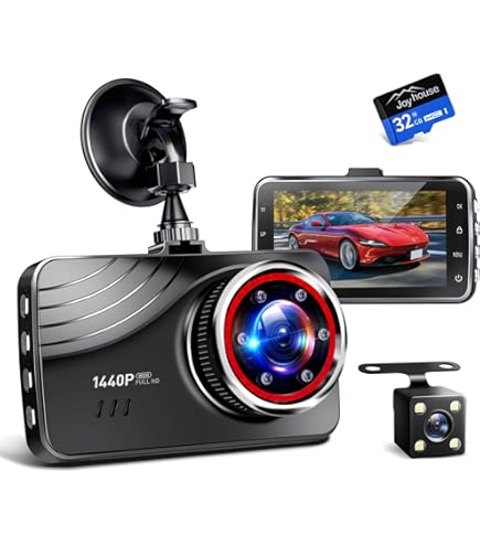 Amazon.co.jp: ドライブレコーダー 前後カメラ ドラレコ 1440PフルHD
