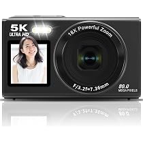 Amazon | Beho 5K デジタルカメラ 8000万画素 スマホに送れる デジカメ