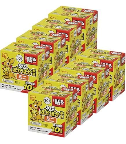 Amazon | ぽかぽか家族 カイロ 貼る レギュラー 30個入 × 8個 (1